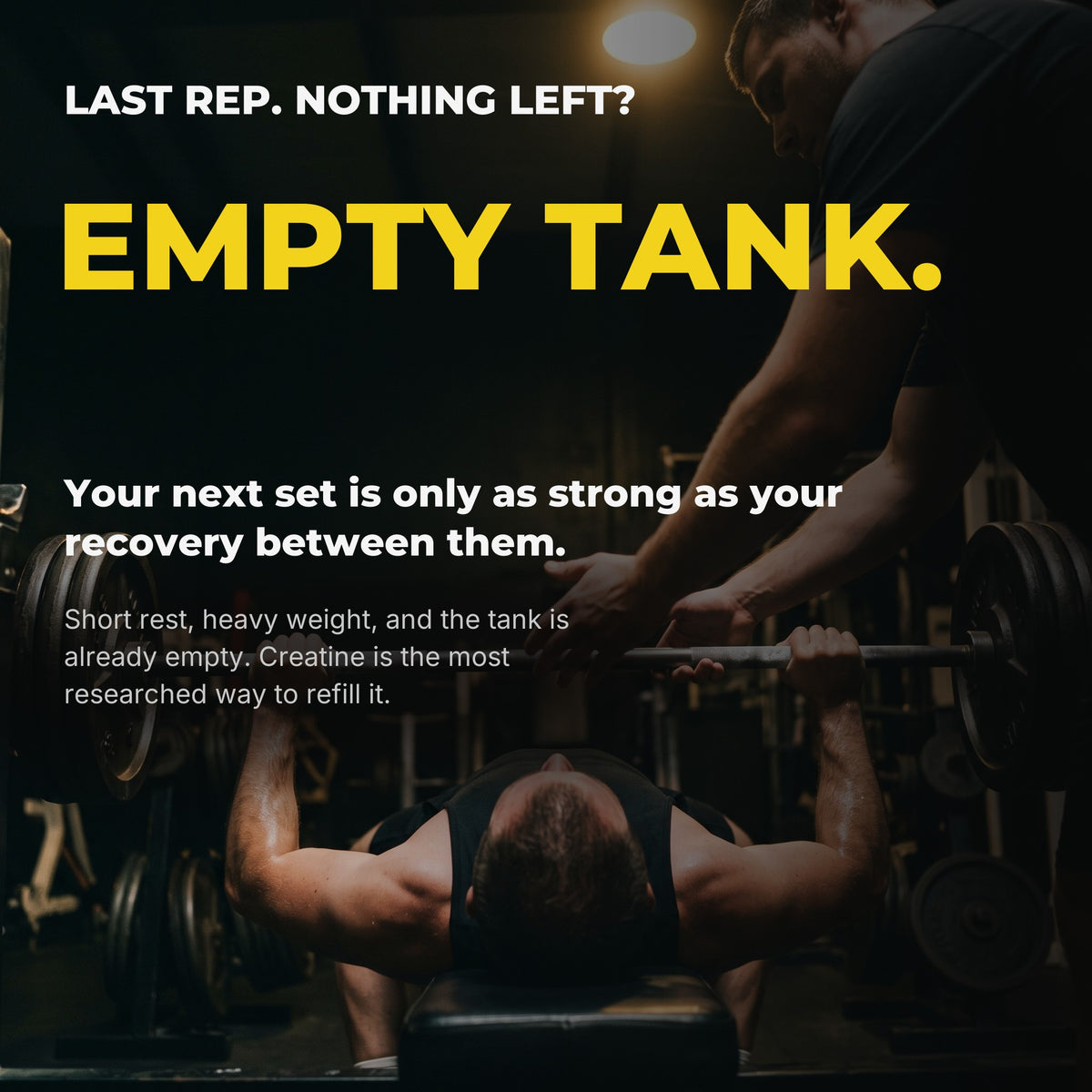 Empty tank