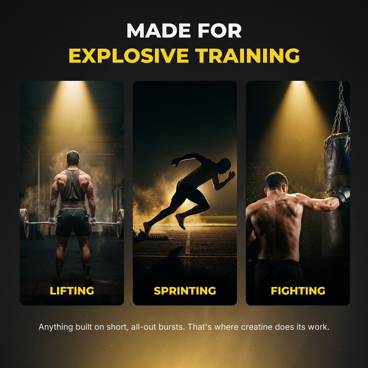 Made for explosive training