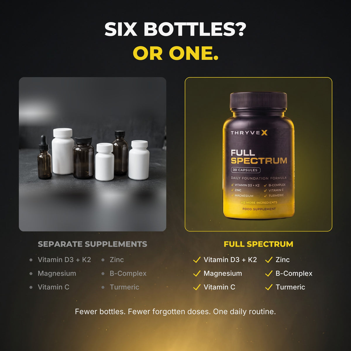 Six bottles or one