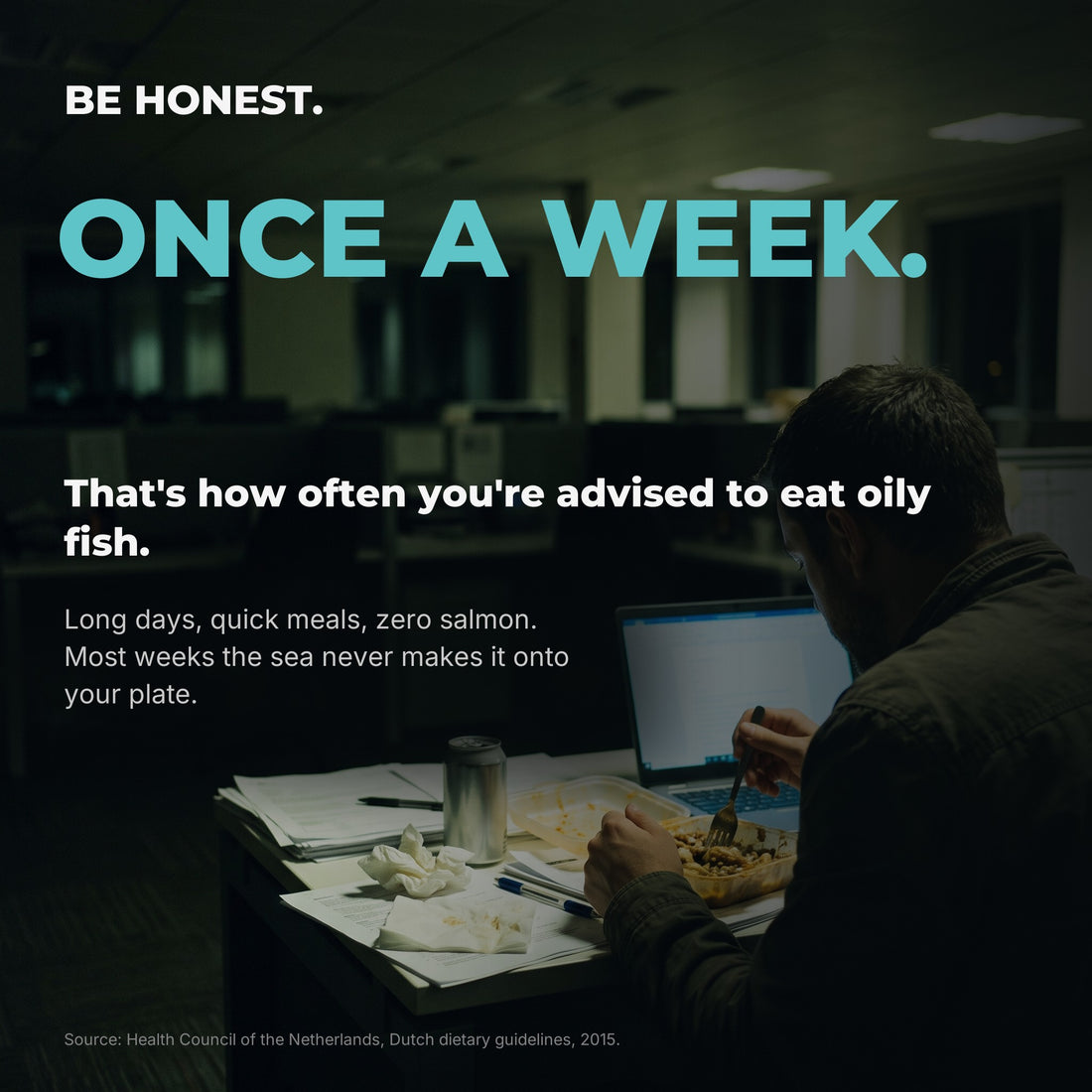 Oily fish once a week